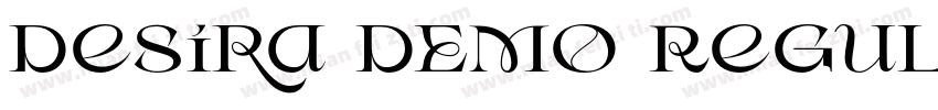 Desira DEMO Regular字体转换